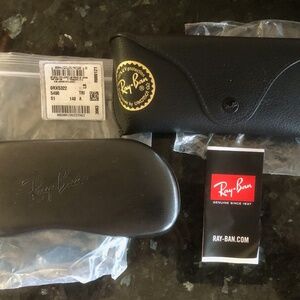 Two Ray-Ban Black Cases for Glasses